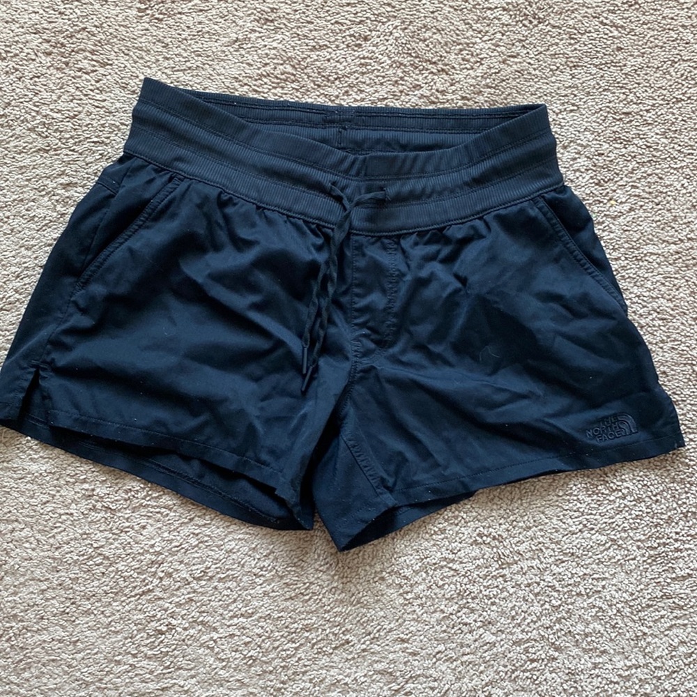 North Face black active shorts